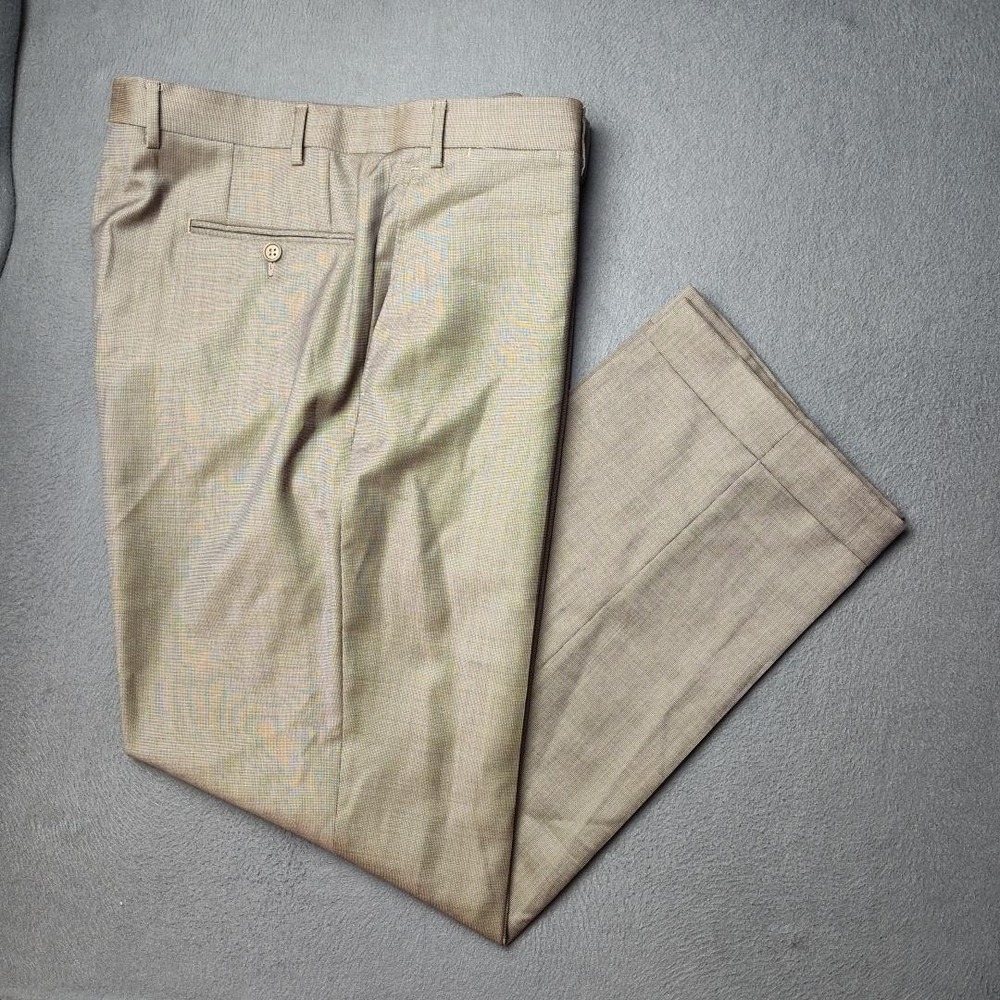 Canali Light Beige Dress Chinos